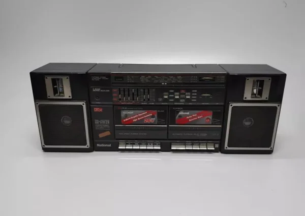National Radio RX CW25F Cassette Recorder Player Vintage Boombox - Image 2